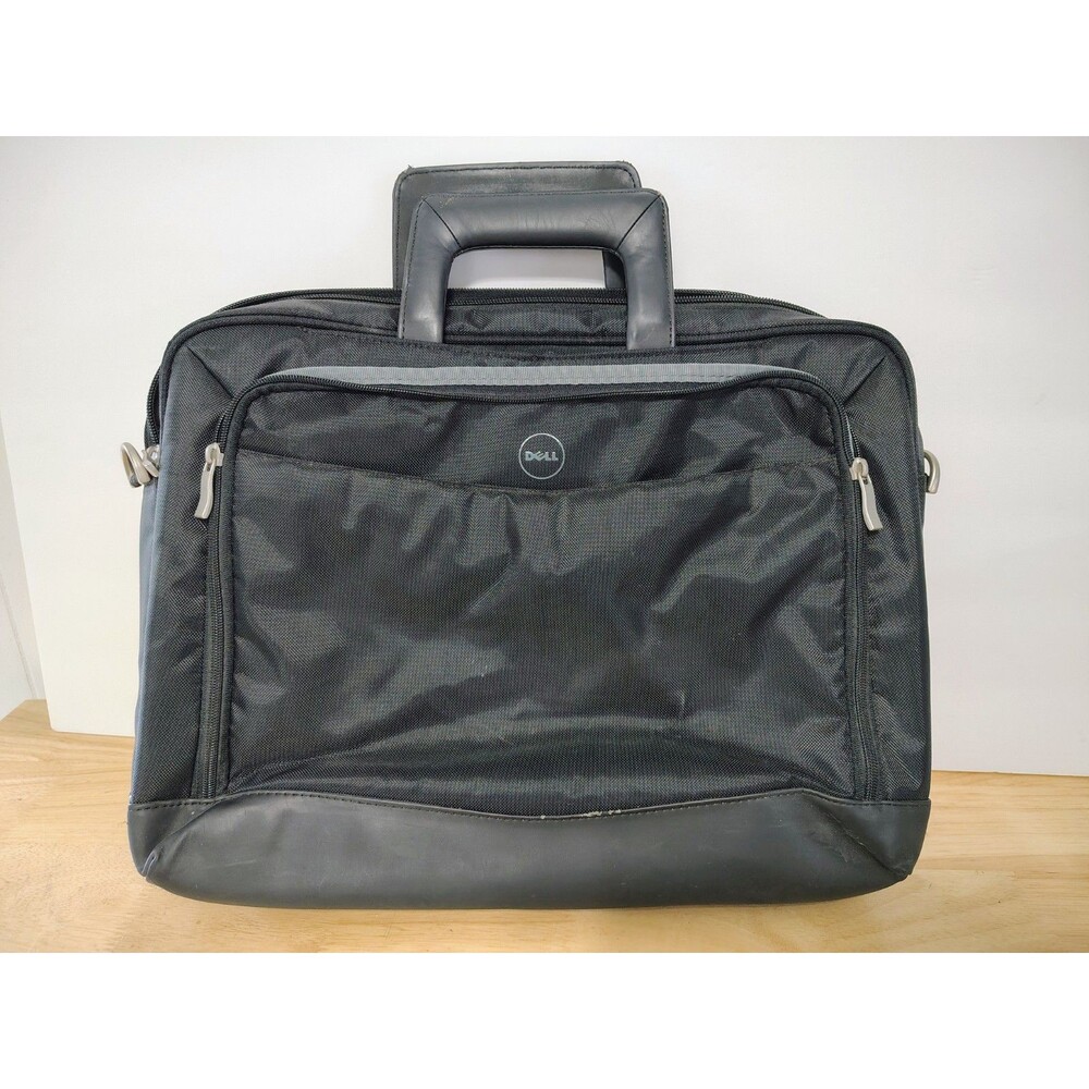 Genuine Dell 17" X 13" Black Nylon Pro Business Work Laptop Carry-Bag Used